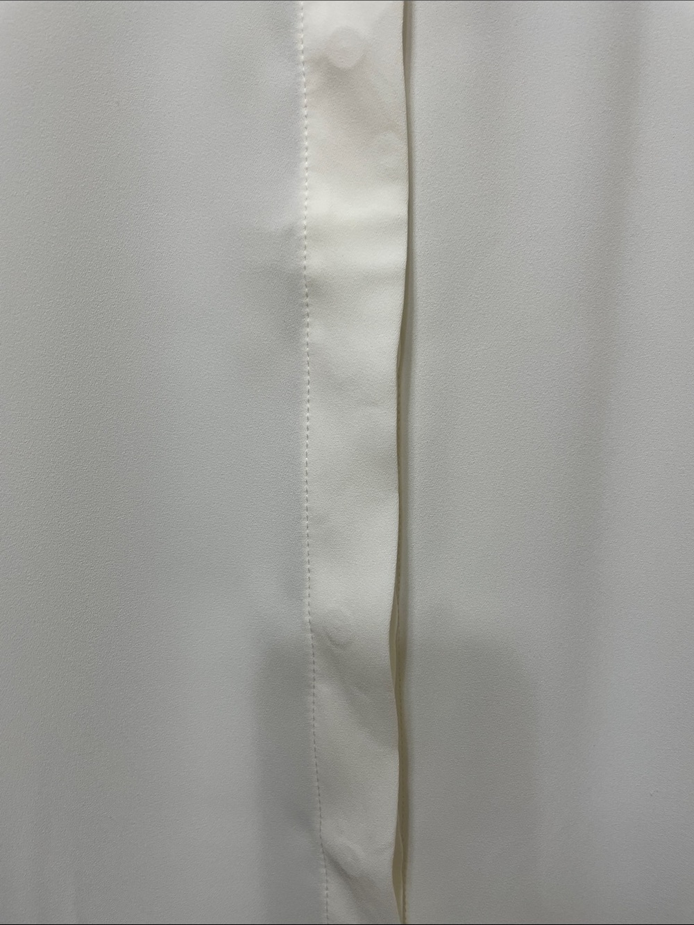 Talbots Cream Ruffle-Neck Long Sleeve Blouse Size Medium Petite NWT - Picture 3 of 15